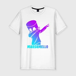 Мужская slim-футболка MARSHMELLO