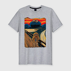 Футболка slim-fit КОРЖИК КРИК, цвет: меланж