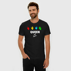 Футболка slim-fit Queen, цвет: черный — фото 2