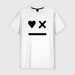 Футболка slim-fit LOVE DEATH ROBOTS LDR, цвет: белый