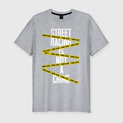 Мужская slim-футболка Street racing