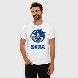 Футболка slim-fit SONIC SEGA, цвет: белый — фото 2