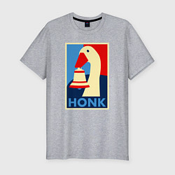 Футболка slim-fit Untitled goose, цвет: меланж