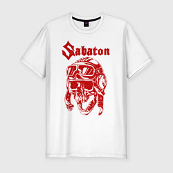 Мужская slim-футболка Sabaton