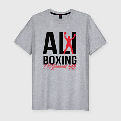 Мужская slim-футболка Muhammad Ali