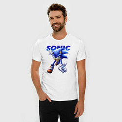 Футболка slim-fit SONIC, цвет: белый — фото 2