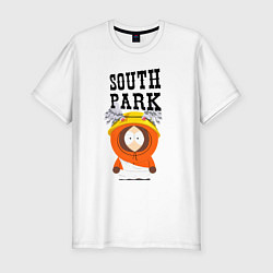 Мужская slim-футболка South Park Кенни