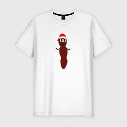 Мужская slim-футболка South Park Мистер Хэнки