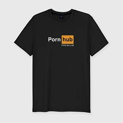 Мужская slim-футболка PornHub premium