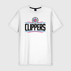 Мужская slim-футболка Los Angeles Clippers 1