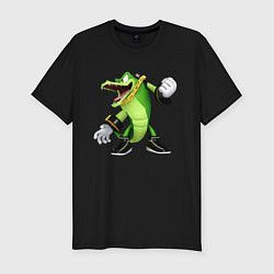 Мужская slim-футболка Sonic Crocodile
