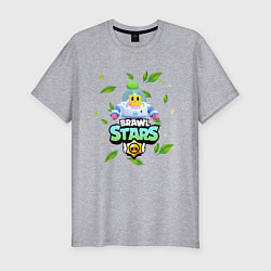 Футболка slim-fit Sprout Brawl Stars, цвет: меланж