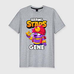 Мужская slim-футболка BRAWL STARS GENE