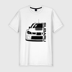 Футболка slim-fit SUBARU Z, цвет: белый