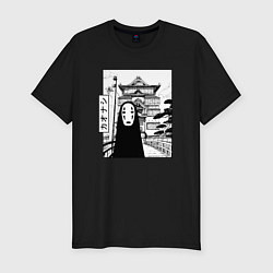 Мужская slim-футболка No-Face Spirited Away Ghibli