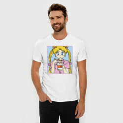 Футболка slim-fit Sailor Moon Usagi Tsukino, цвет: белый — фото 2