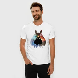 Футболка slim-fit Totoro, цвет: белый — фото 2