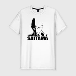 Мужская slim-футболка Saitama