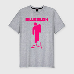 Футболка slim-fit BILLIE EILISH, цвет: меланж