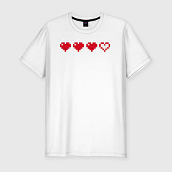 Мужская slim-футболка Video game