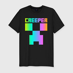 Мужская slim-футболка MINECRAFT CREEPER