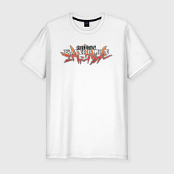 Мужская slim-футболка Evangelion