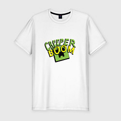 Мужская slim-футболка Creeper Boom