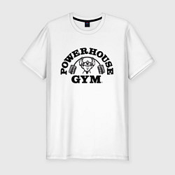 Футболка slim-fit GYM, цвет: белый