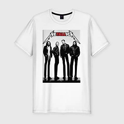 Футболка slim-fit Metallica 13, цвет: белый