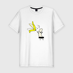 Мужская slim-футболка Зрелый Банан