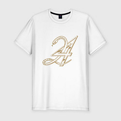 Мужская slim-футболка Kobe Bryant