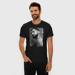 Футболка slim-fit Jony, цвет: черный — фото 2