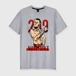 Мужская slim-футболка Нейт Диас 209