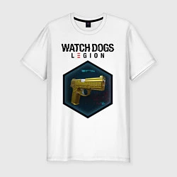 Мужская slim-футболка Watch Dogs Legion