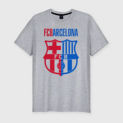 Футболка slim-fit Barcelona FC, цвет: меланж