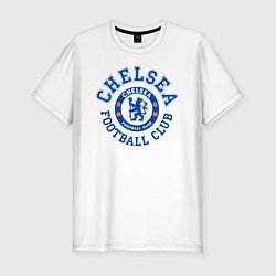 Футболка slim-fit Chelsea FC, цвет: белый