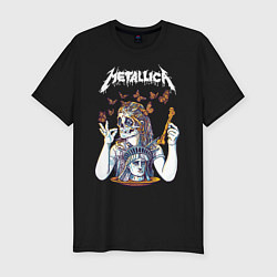 Мужская slim-футболка Metallica