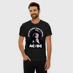 Футболка slim-fit ACDC, цвет: черный — фото 2