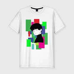 Футболка slim-fit Mob psycho 100 Z, цвет: белый