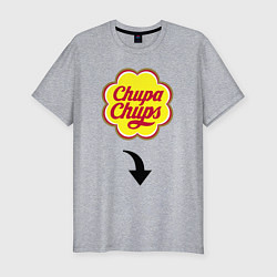 Мужская slim-футболка CHUPA CHUPS