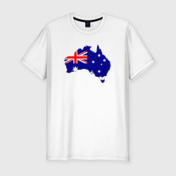 Мужская slim-футболка Австралия