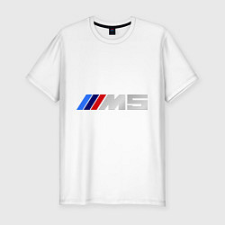 Футболка slim-fit BMW M5, цвет: белый