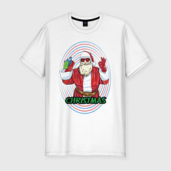 Футболка slim-fit Ho Ho Ho, цвет: белый