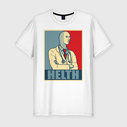 Мужская slim-футболка Helth