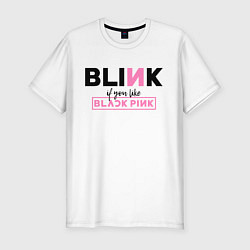 Мужская slim-футболка BLACKPINK