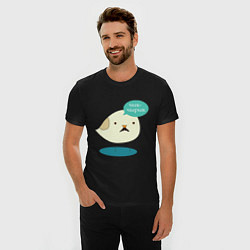 Футболка slim-fit ЧЫК-ЧЫРЫК, цвет: черный — фото 2