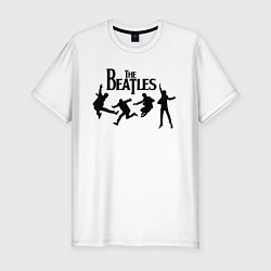 Футболка slim-fit The Beatles, цвет: белый