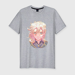 Мужская slim-футболка Альбедо