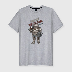 Футболка slim-fit Dark Souls - Siegward, цвет: меланж