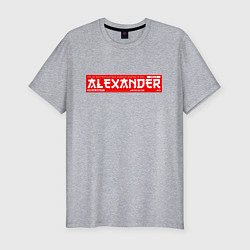 Мужская slim-футболка АлександрAlexander